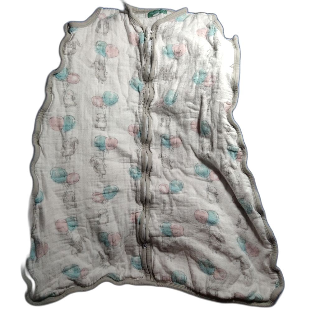 Bamboo Cotton Baby Sleeping Bag Sleepsack with Pastel Print SHRUNKEN Molis&Co